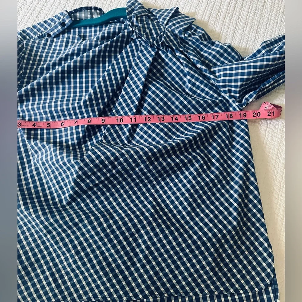 NWOT Isabel Marant bue and white checked top size 36, worn twice - Picture 8 of 10